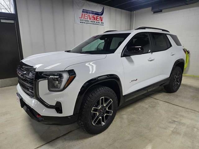 2026 GMC Terrain AT4 in Summit White — front three-quarter view
