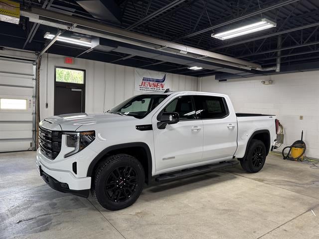 2026 GMC Sierra 1500 Elevation in Summit White — front three-quarter view