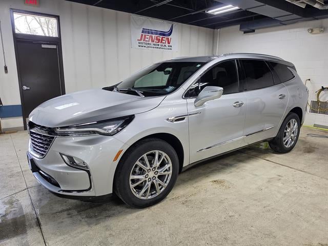 2022 Buick Enclave Premium in Quicksilver Metallic — front three-quarter view